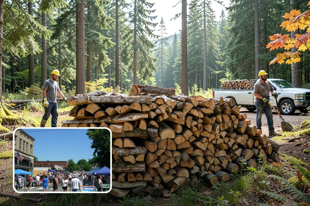 Firewood Stacking Service in Snohomish, Snohomish County, WA - Saves you the time and labor of stacking