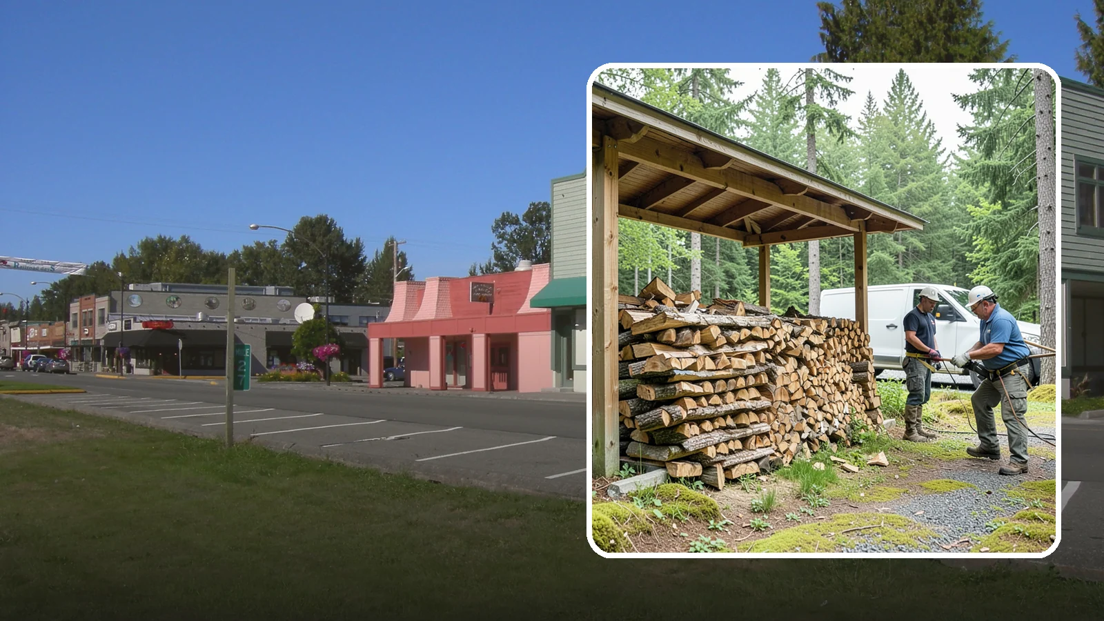 Firewood Stacking Service in Snoqualmie, King County, WA - Our firewood stacking service neatly and securely stacks your delivered wood so it seasons well and stays easy to access.