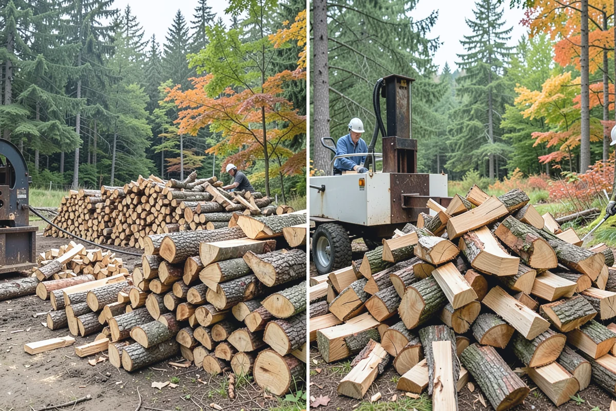 Firewood Stacking Service in South Prairie, Pierce County, WA - Confirm where you want the wood stacked
