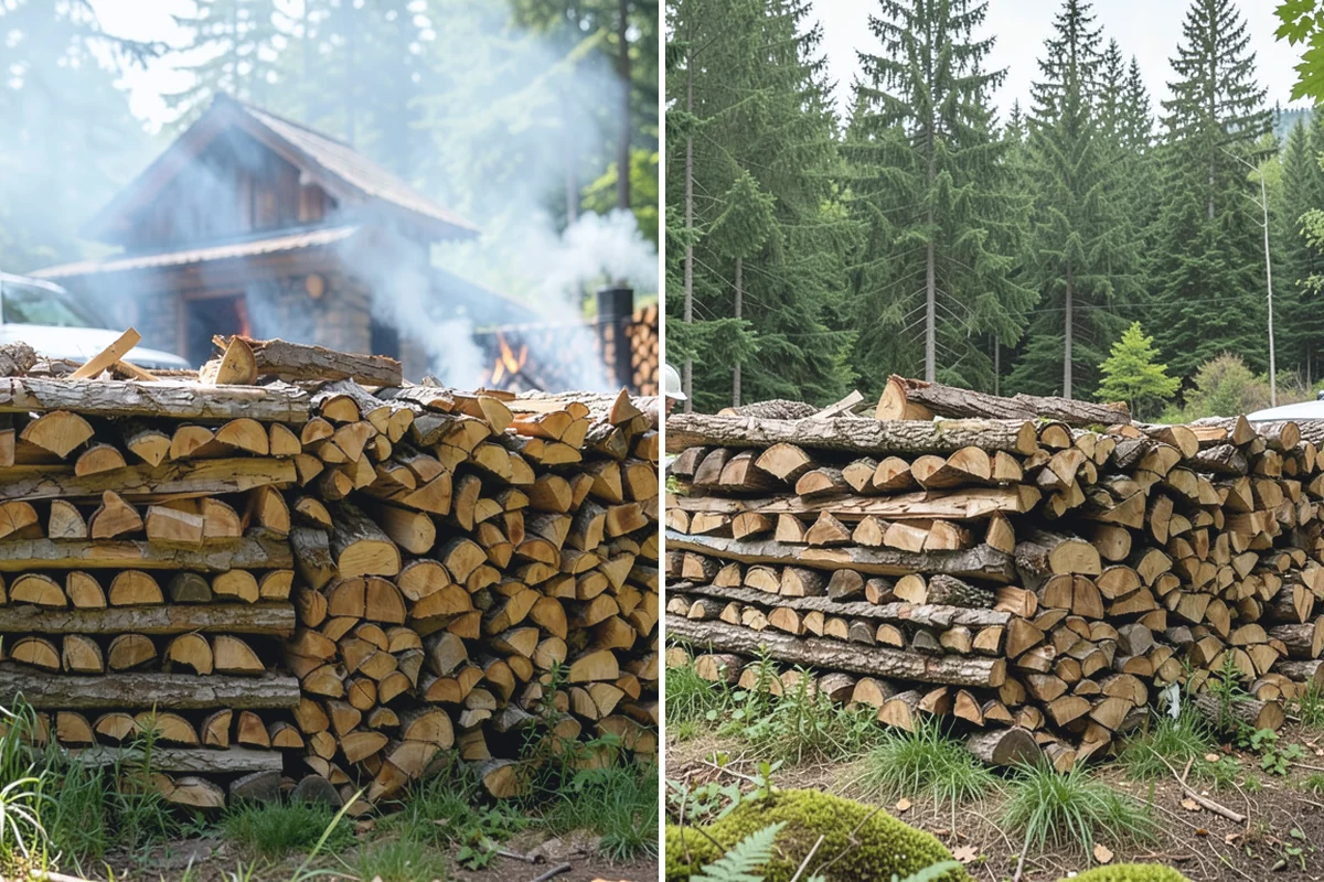 Firewood Stacking Service in Sumner, Pierce County, WA - Confirm where you want the wood stacked