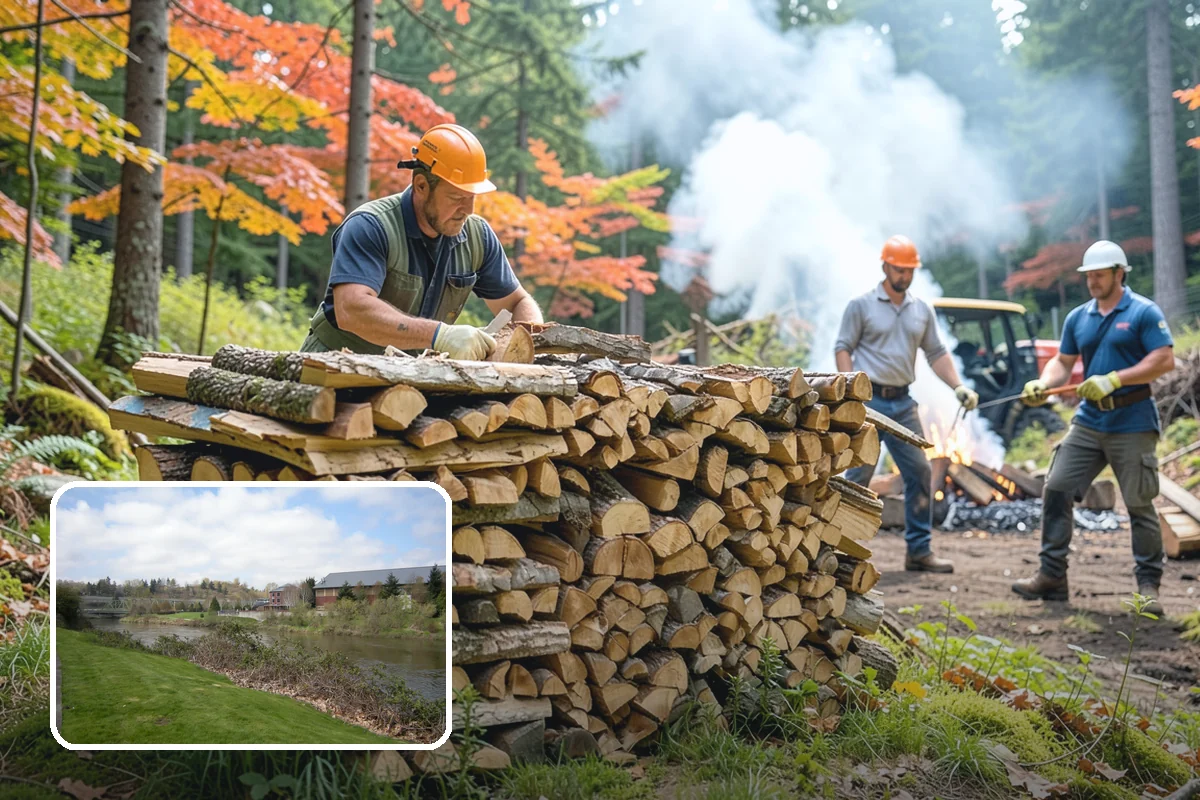 Firewood Stacking Service in Tukwila, King County, WA - Saves you the time and labor of stacking