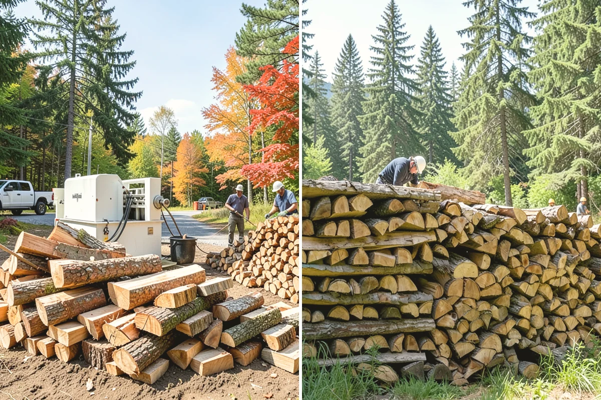 Firewood Stacking Service in Yarrow Point, King County, WA - Confirm where you want the wood stacked