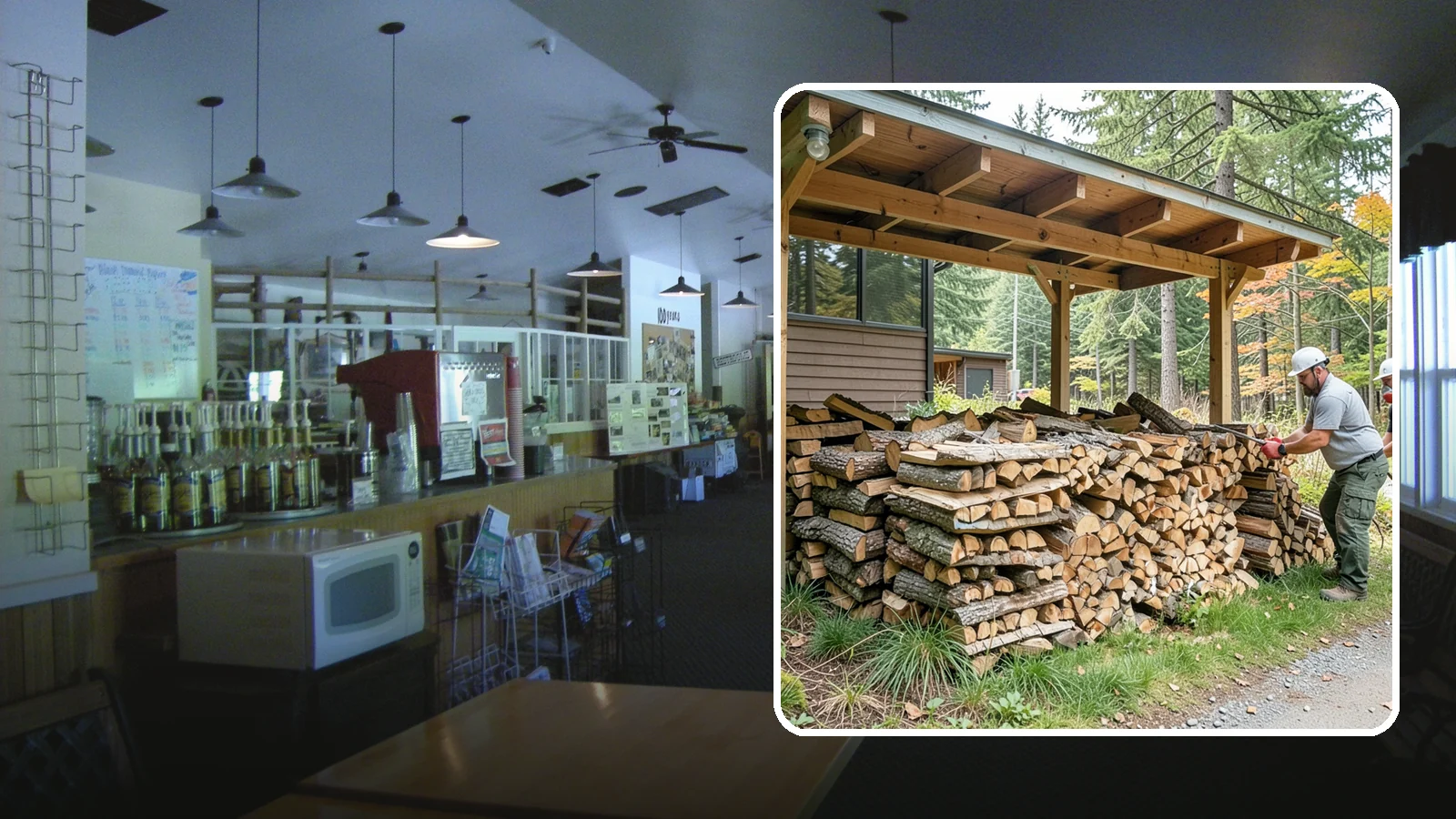 Firewood Stacking in Black Diamond, King County, WA - We neatly stack your delivered firewood wherever you want it, so it dries better, stores tidy, and is ready to grab.