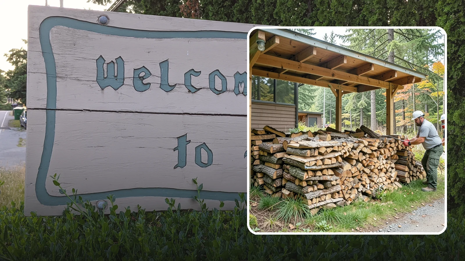 Firewood Stacking in Brier, Snohomish County, WA - We neatly stack your delivered firewood wherever you want it, so it dries better, stores tidy, and is ready to grab.