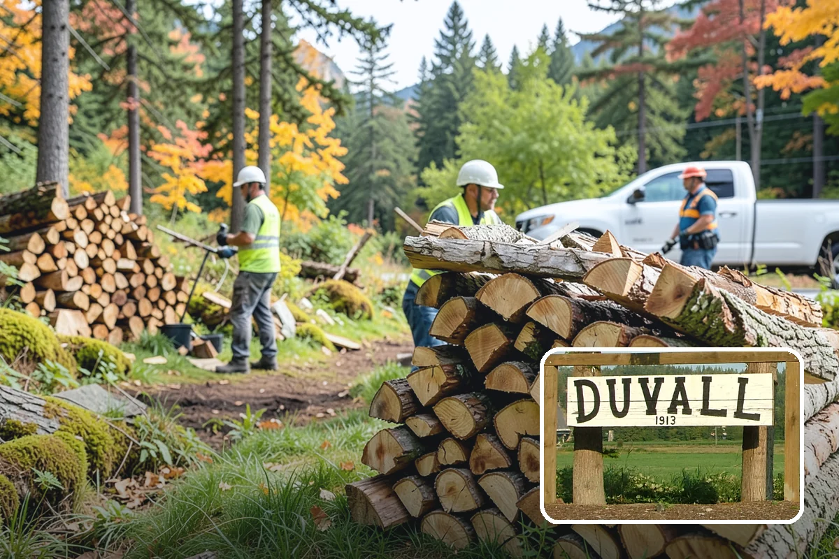 Firewood Stacking in Duvall, King County, WA - Saves you the labor of stacking a heavy load