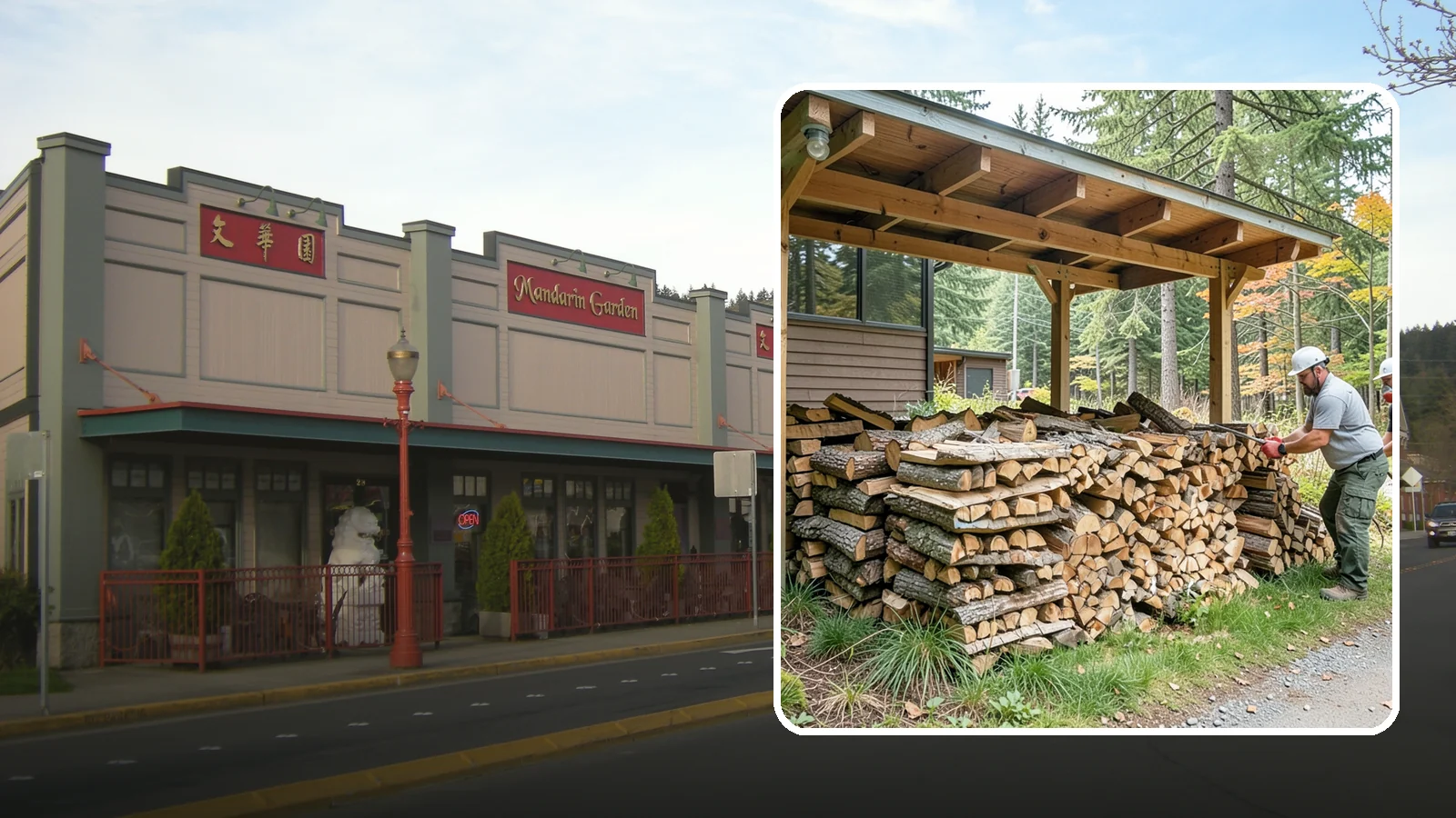 Firewood Stacking in Issaquah, King County, WA - We neatly stack your delivered firewood wherever you want it, so it dries better, stores tidy, and is ready to grab.