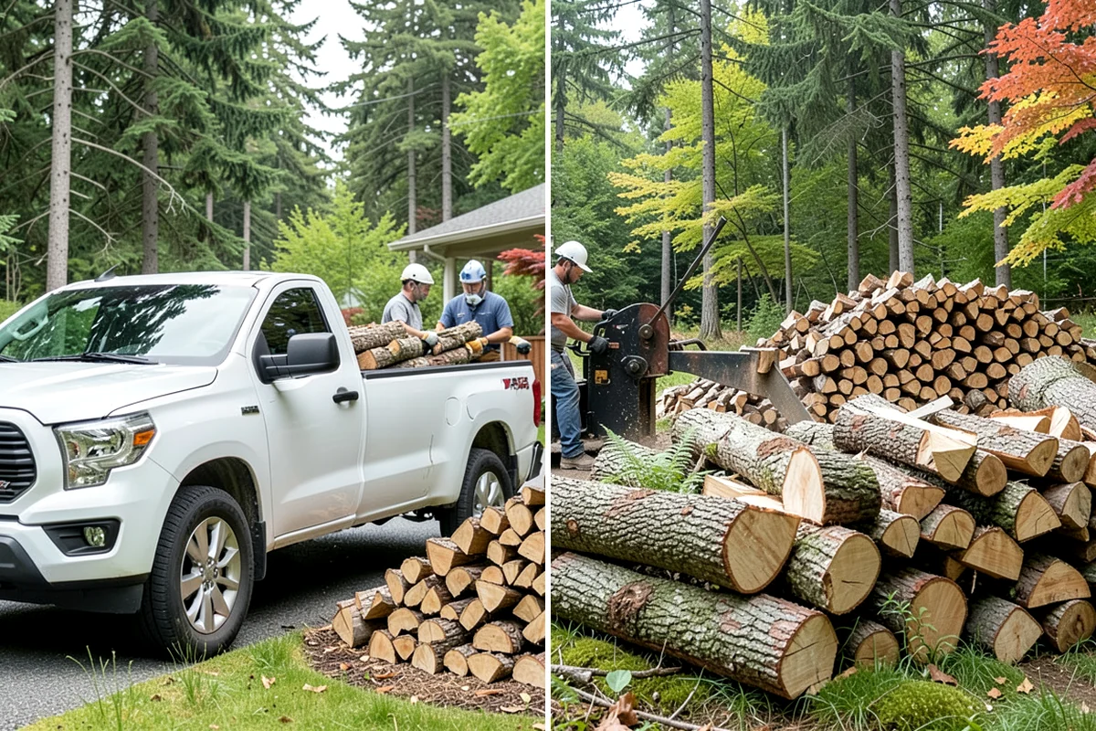 Firewood Stacking in Lyman, WA - We deliver your measured, seasoned order