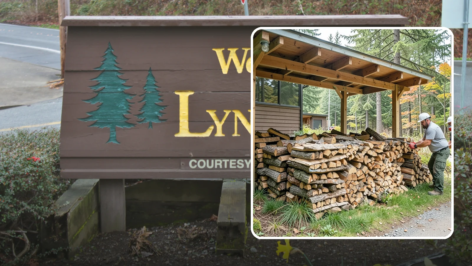 Firewood Stacking in Lynnwood, Snohomish County, WA - We neatly stack your delivered firewood wherever you want it, so it dries better, stores tidy, and is ready to grab.