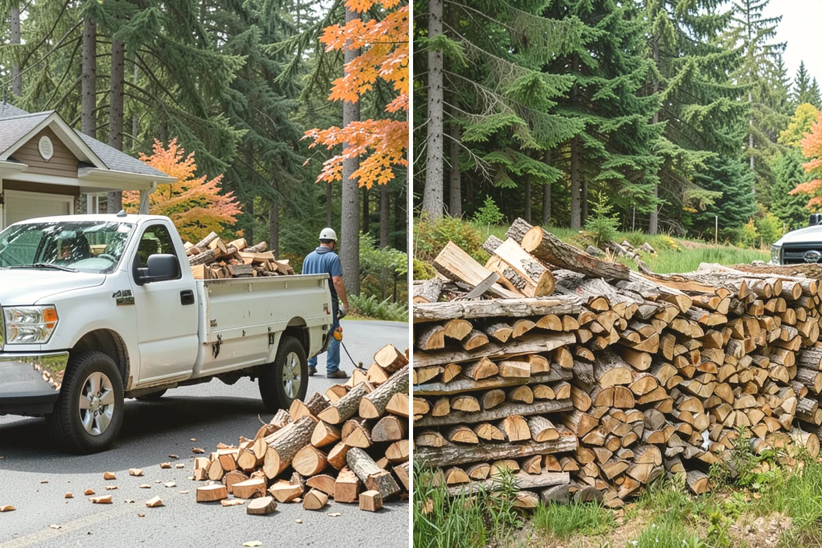 Firewood Stacking in Mercer Island, King County, WA - We deliver your measured, seasoned order