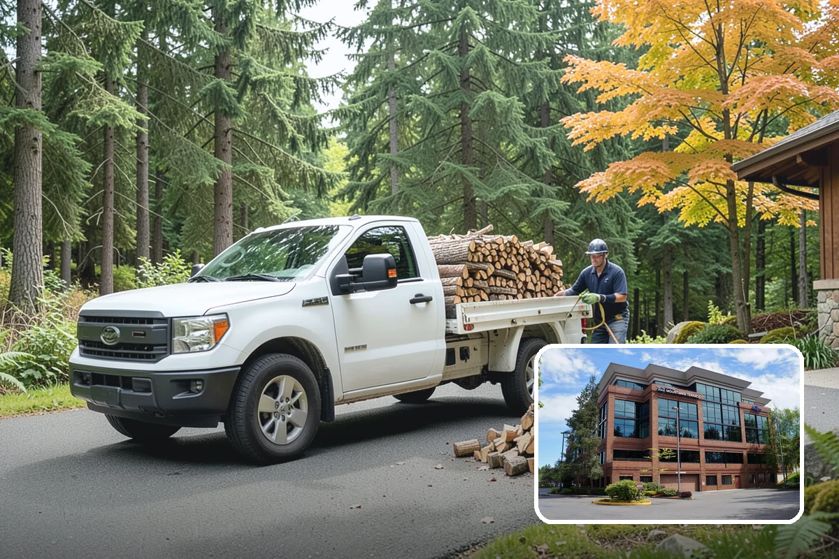 Firewood Stacking in Mountlake Terrace, Snohomish County, WA - Saves you the labor of stacking a heavy load
