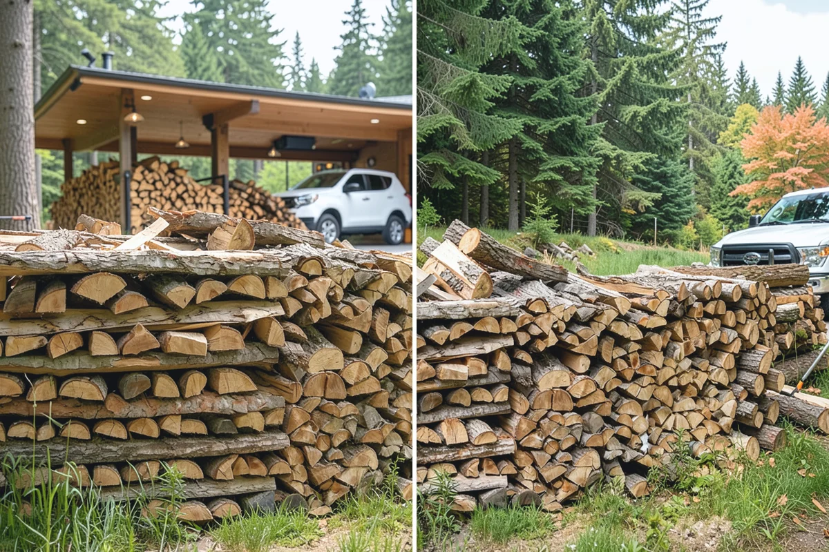 Firewood Stacking in Skykomish, King County, WA - We deliver your measured, seasoned order
