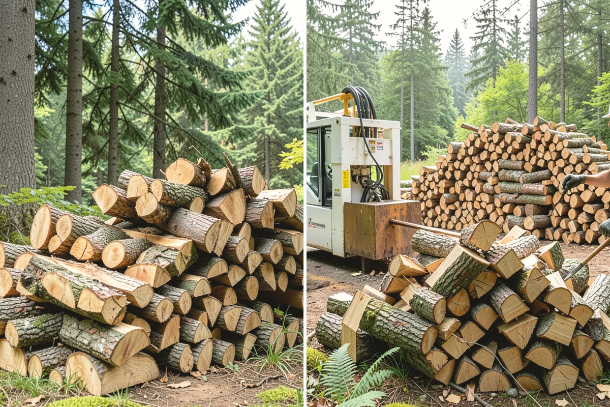 Firewood Stacking in Steilacoom, Pierce County, WA - We deliver your measured, seasoned order