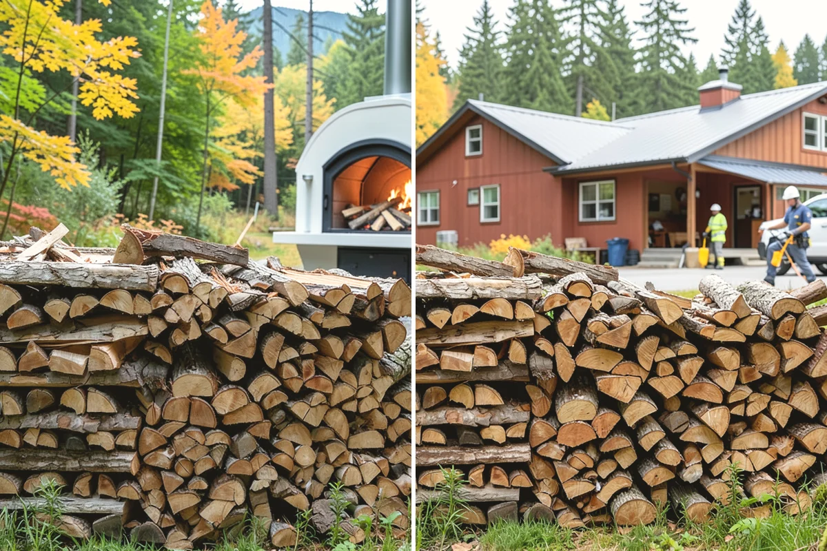 Firewood Stacking in Tukwila, King County, WA - We deliver your measured, seasoned order