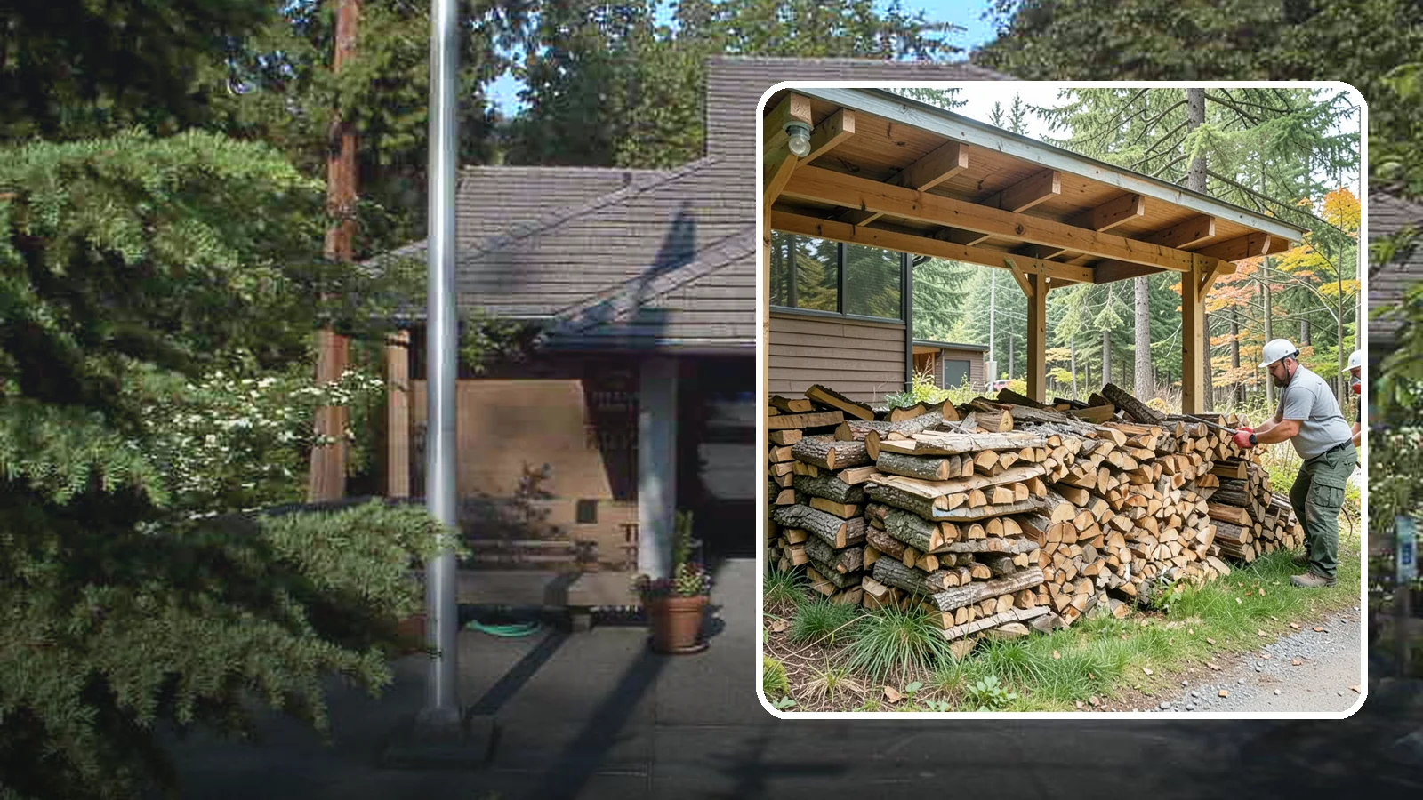 Firewood Stacking in Yarrow Point, King County, WA - We neatly stack your delivered firewood wherever you want it, so it dries better, stores tidy, and is ready to grab.