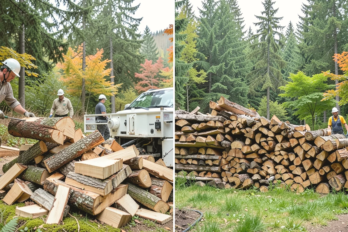 Firewood Stacking in Yarrow Point, King County, WA - We deliver your measured, seasoned order