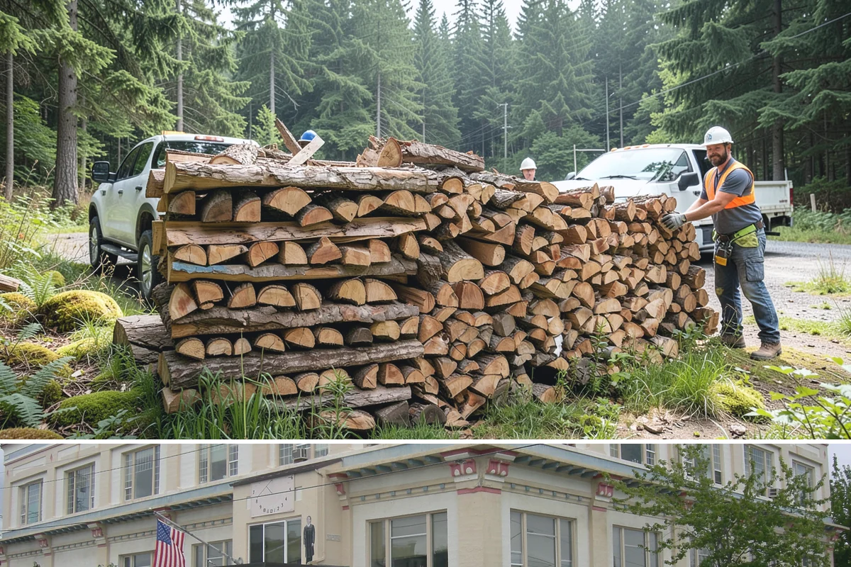 Firewood Storage Consultation in Anacortes, Skagit County, WA - Book a consultation in spring or early summer so you can build the right storage before seasoning season.