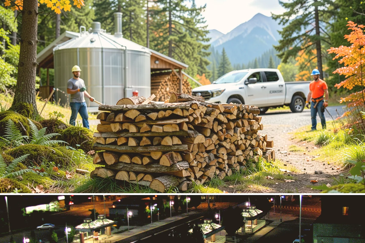 Firewood Storage Consultation in Auburn, King County, WA - Book a consultation in spring or early summer so you can build the right storage before seasoning season.