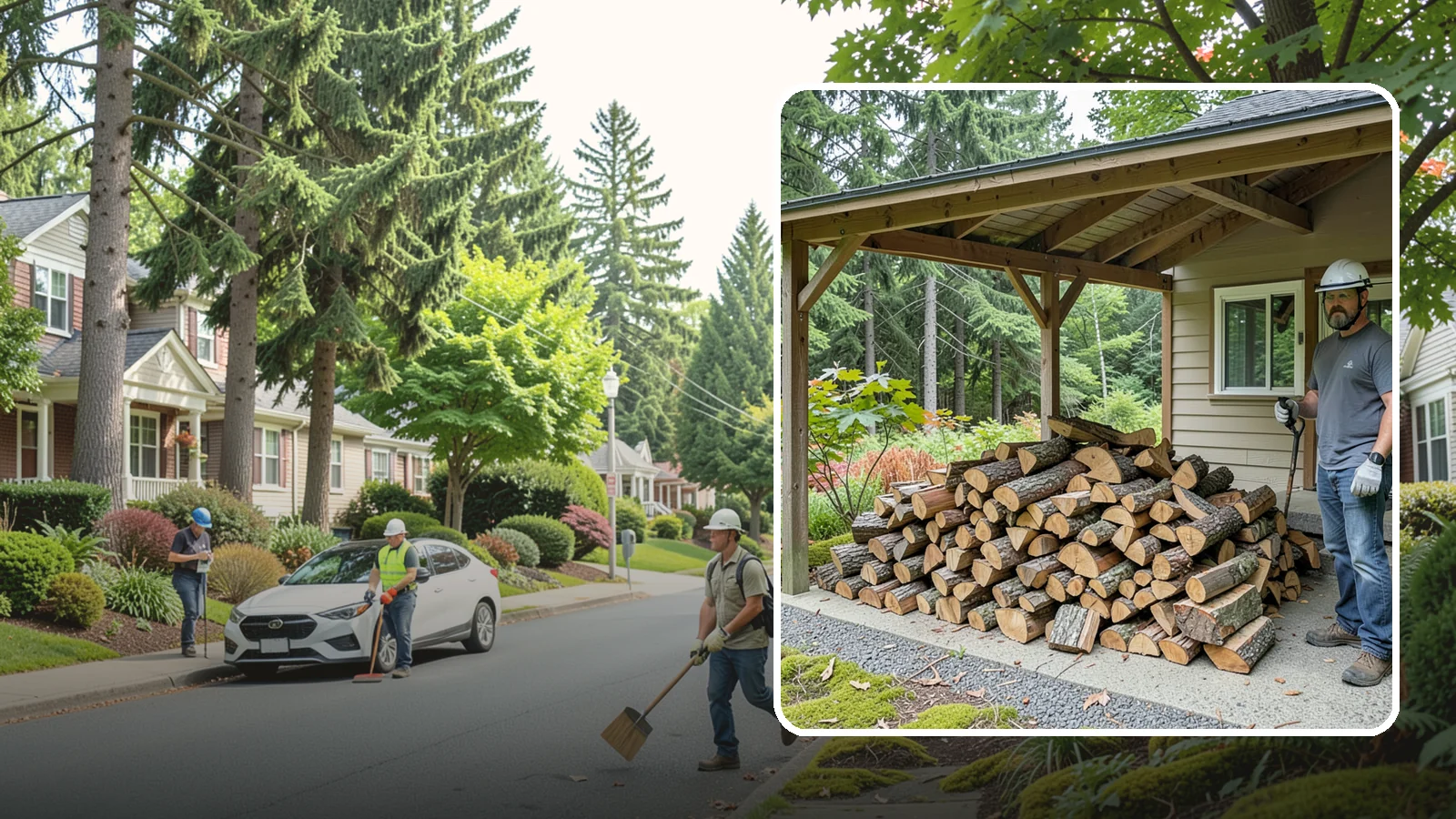 Firewood Storage Consultation in Beaux Arts Village, King County, WA - We walk your property and give you a clear plan for storing firewood so it seasons fast and stays dry in the Pacific Northwest.
