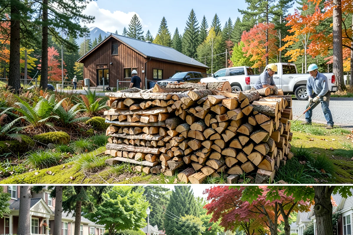 Firewood Storage Consultation in Beaux Arts Village, King County, WA - Book a consultation in spring or early summer so you can build the right storage before seasoning season.