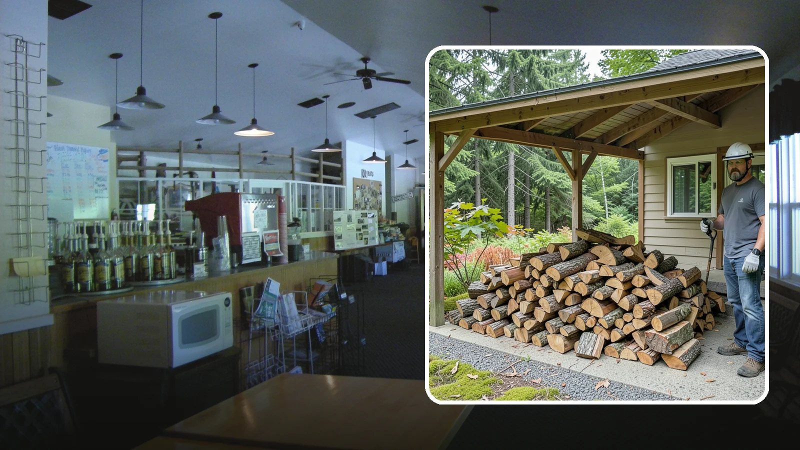Firewood Storage Consultation in Black Diamond, King County, WA - We walk your property and give you a clear plan for storing firewood so it seasons fast and stays dry in the Pacific Northwest.