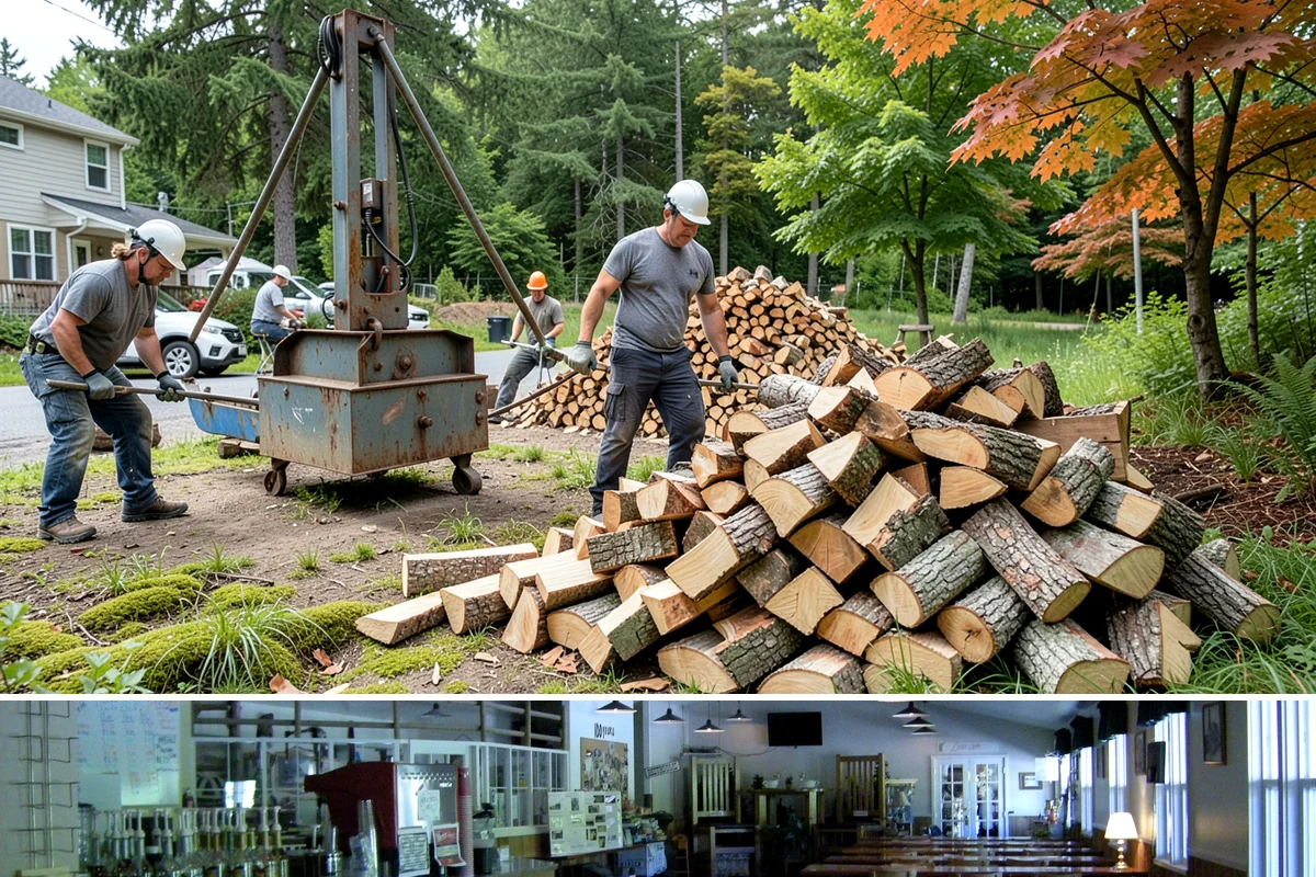 Firewood Storage Consultation in Black Diamond, King County, WA - Book a consultation in spring or early summer so you can build the right storage before seasoning season.