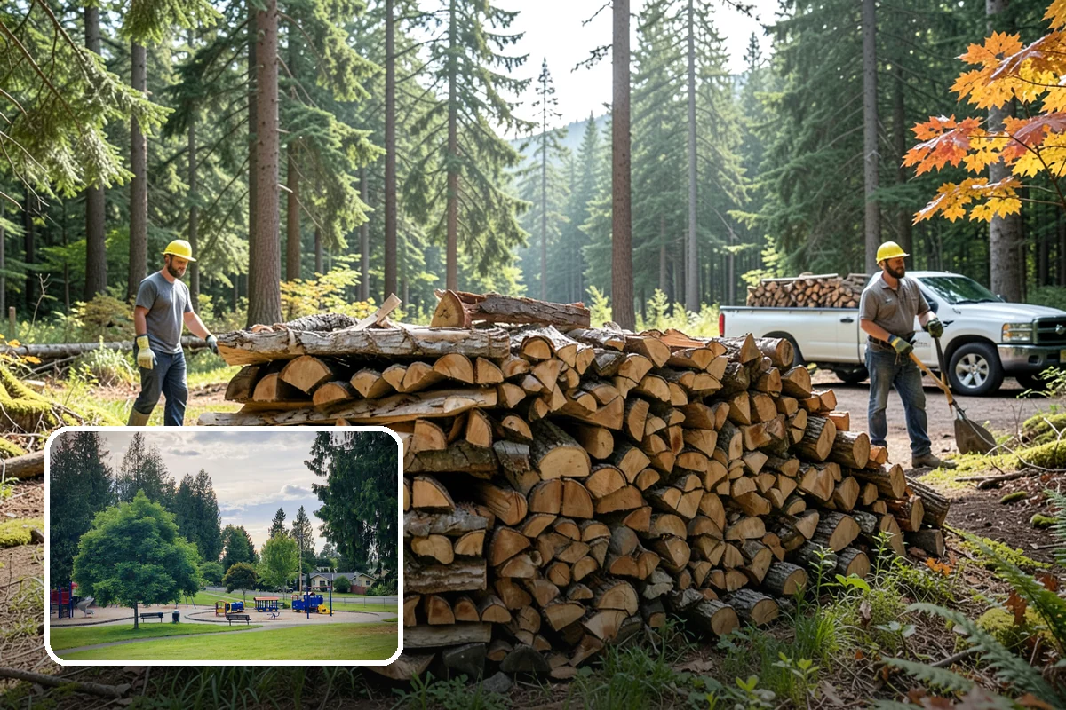 Firewood Storage Consultation in Bonney Lake, Pierce County, WA - Custom plan built around your specific yard and climate