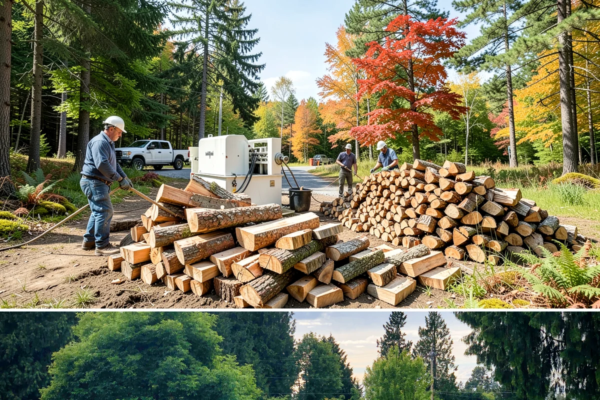 Firewood Storage Consultation in Bonney Lake, Pierce County, WA - Book a consultation in spring or early summer so you can build the right storage before seasoning season.