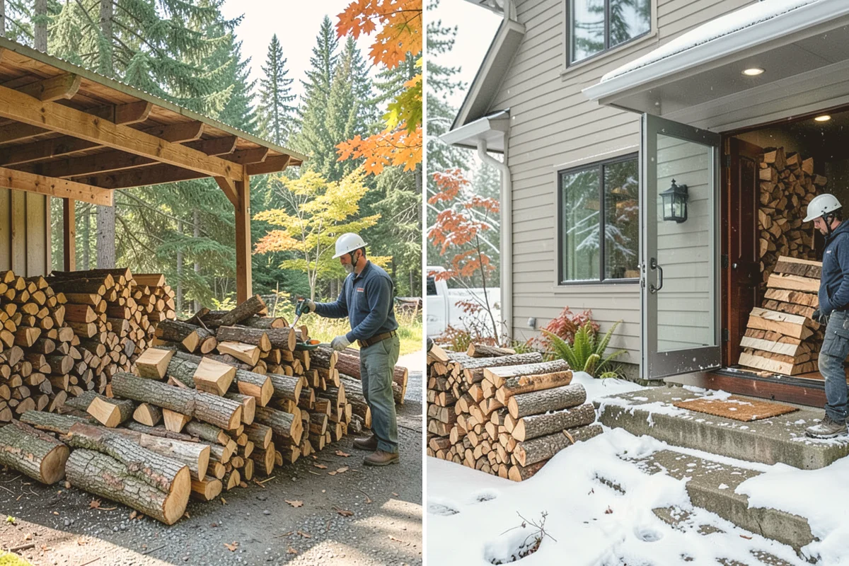 Firewood Storage Consultation in Bothell, King County, WA - Walk the property and assess sun, wind, and drainage