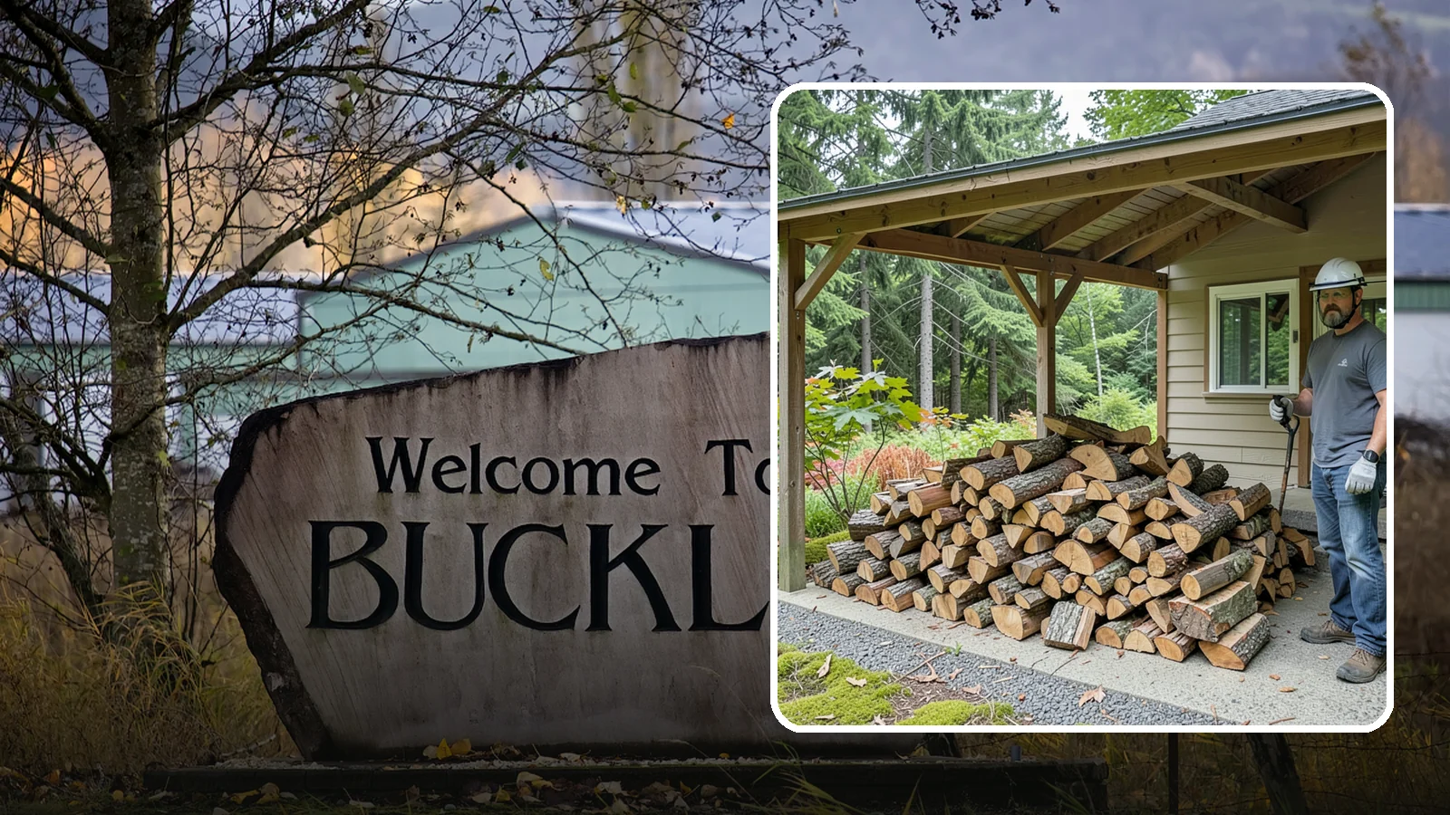 Firewood Storage Consultation in Buckley, Pierce County, WA - We walk your property and give you a clear plan for storing firewood so it seasons fast and stays dry in the Pacific Northwest.