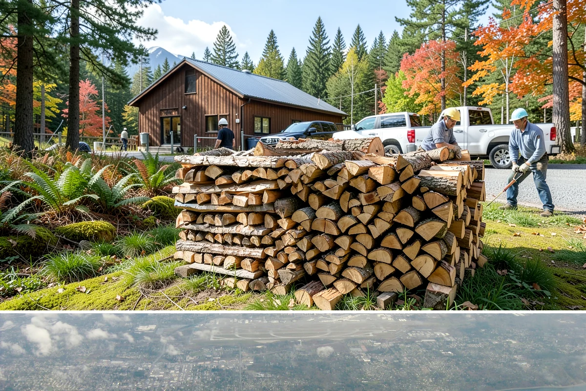Firewood Storage Consultation in Burien, King County, WA - Book a consultation in spring or early summer so you can build the right storage before seasoning season.
