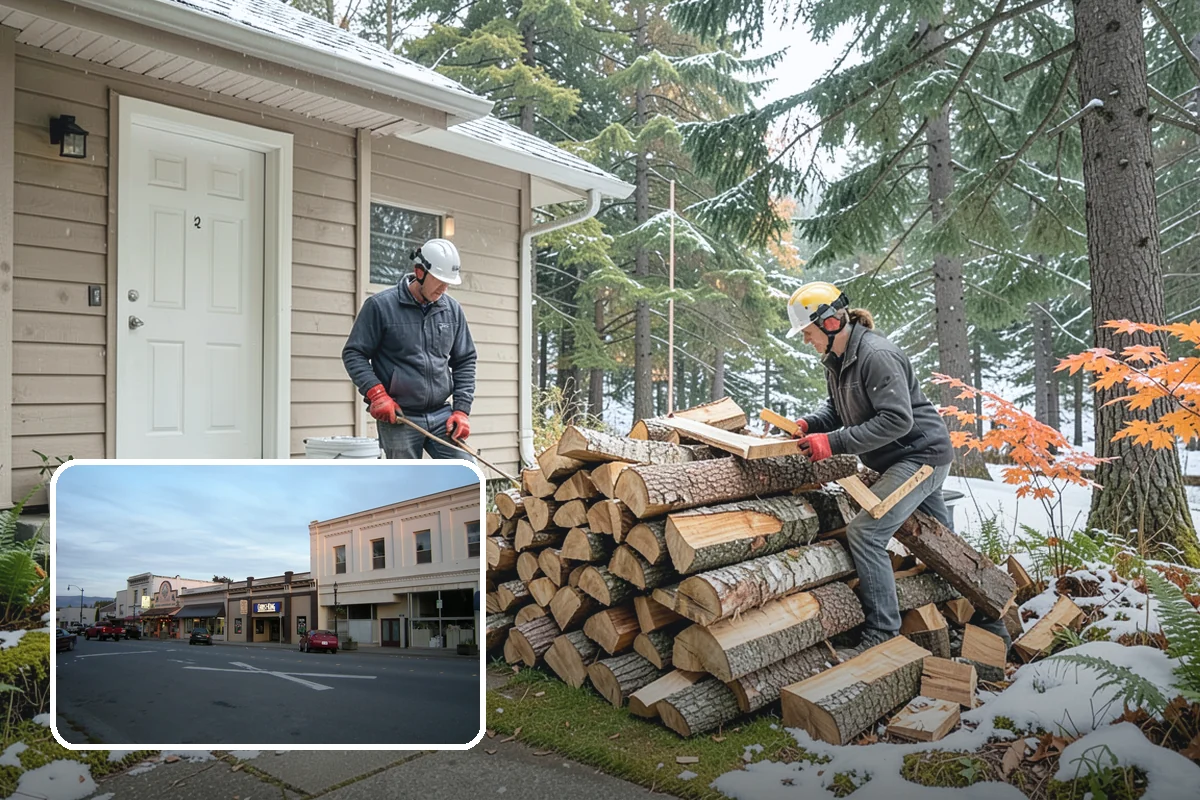Firewood Storage Consultation in Burlington, Skagit County, WA - Custom plan built around your specific yard and climate