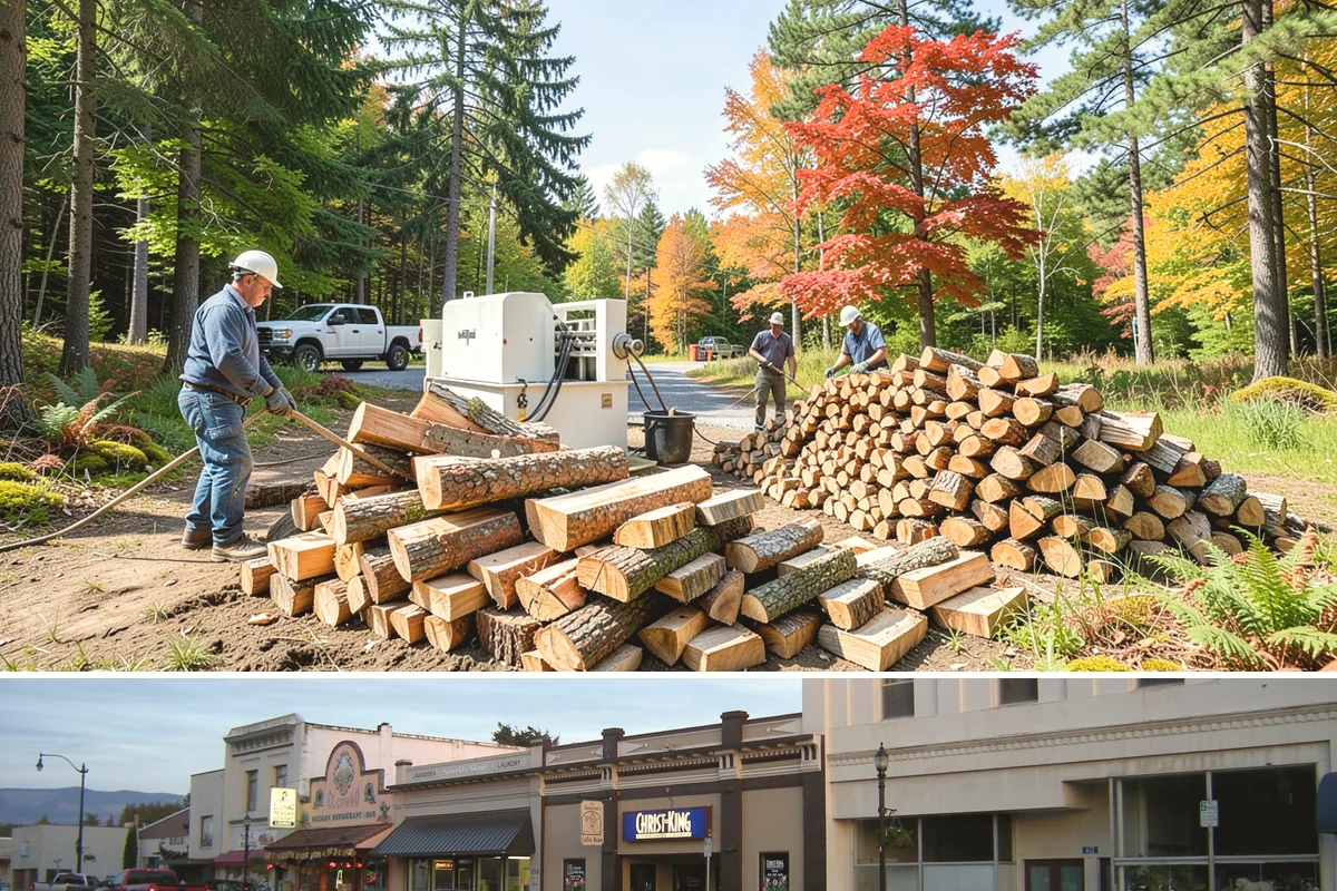 Firewood Storage Consultation in Burlington, Skagit County, WA - Book a consultation in spring or early summer so you can build the right storage before seasoning season.