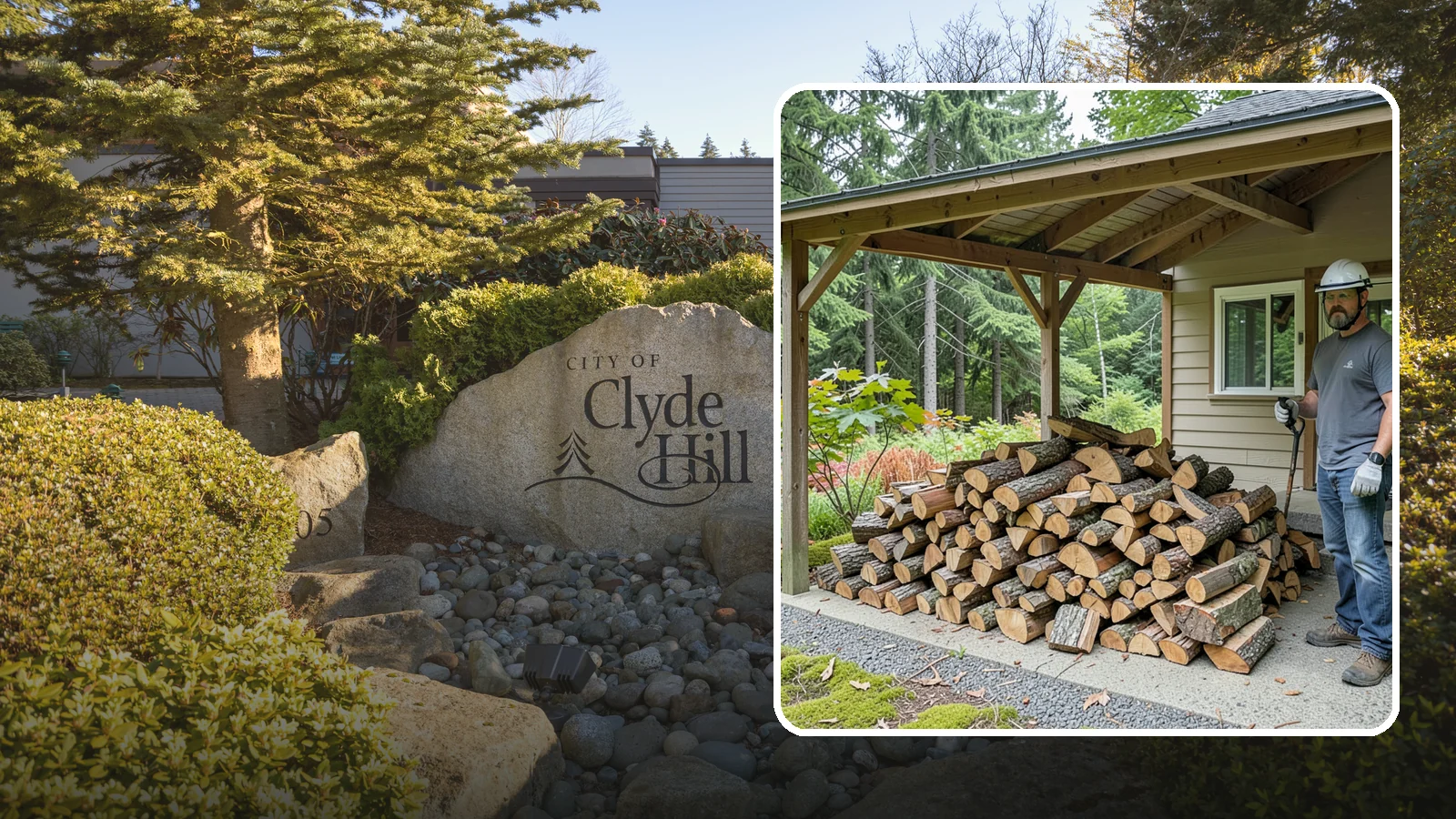 Firewood Storage Consultation in Clyde Hill, King County, WA - We walk your property and give you a clear plan for storing firewood so it seasons fast and stays dry in the Pacific Northwest.