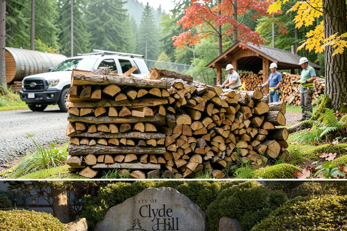 Firewood Storage Consultation in Clyde Hill, King County, WA - Book a consultation in spring or early summer so you can build the right storage before seasoning season.