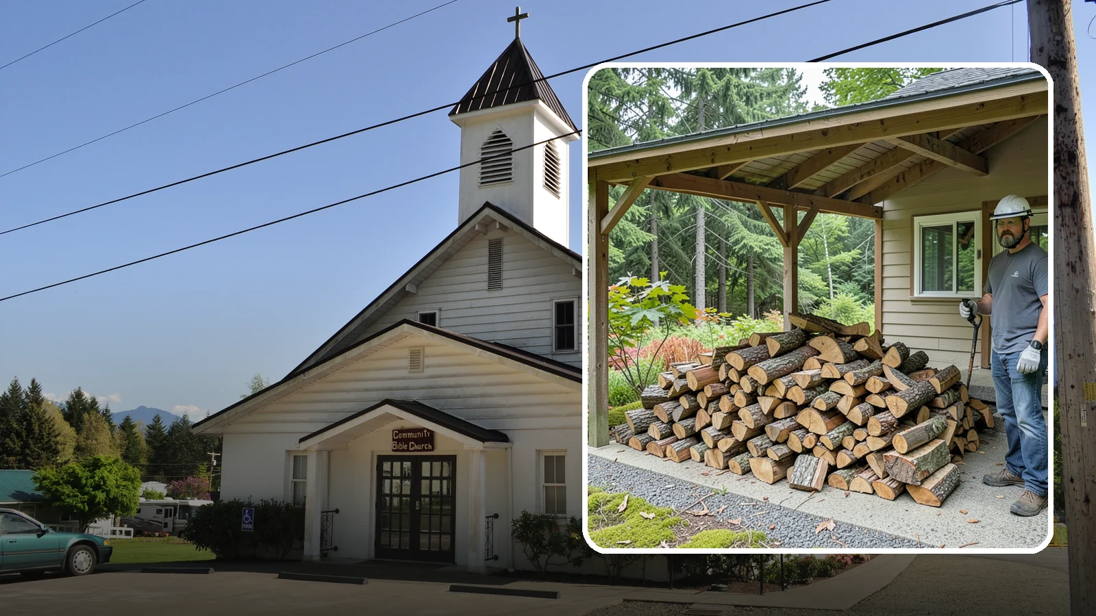 Firewood Storage Consultation in Concrete, Skagit County, WA - We walk your property and give you a clear plan for storing firewood so it seasons fast and stays dry in the Pacific Northwest.