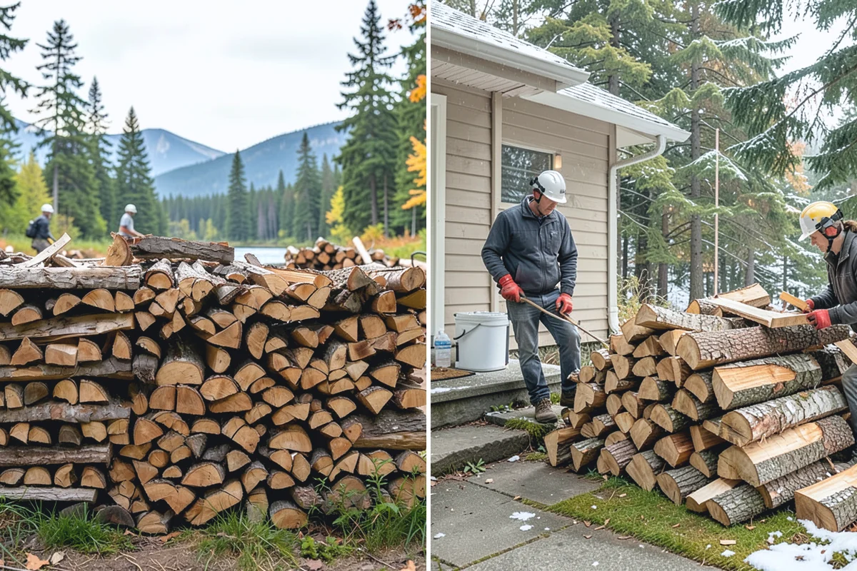 Firewood Storage Consultation in Darrington, WA - Walk the property and assess sun, wind, and drainage
