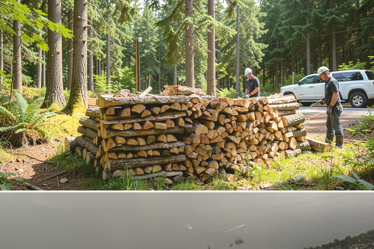 Firewood Storage Consultation in Des Moines, King County, WA - Book a consultation in spring or early summer so you can build the right storage before seasoning season.
