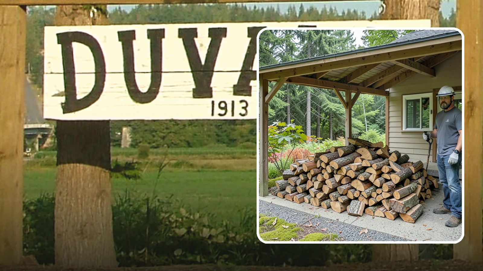 Firewood Storage Consultation in Duvall, King County, WA - We walk your property and give you a clear plan for storing firewood so it seasons fast and stays dry in the Pacific Northwest.