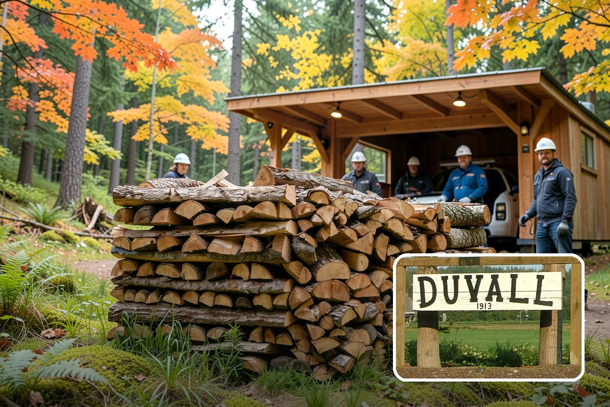 Firewood Storage Consultation in Duvall, King County, WA - Custom plan built around your specific yard and climate