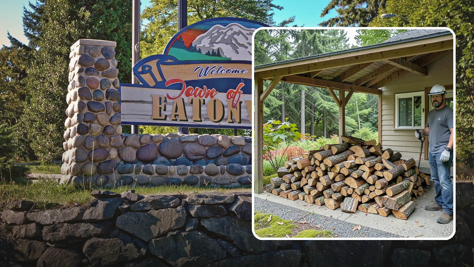 Firewood Storage Consultation in Eatonville, Pierce County, WA - We walk your property and give you a clear plan for storing firewood so it seasons fast and stays dry in the Pacific Northwest.