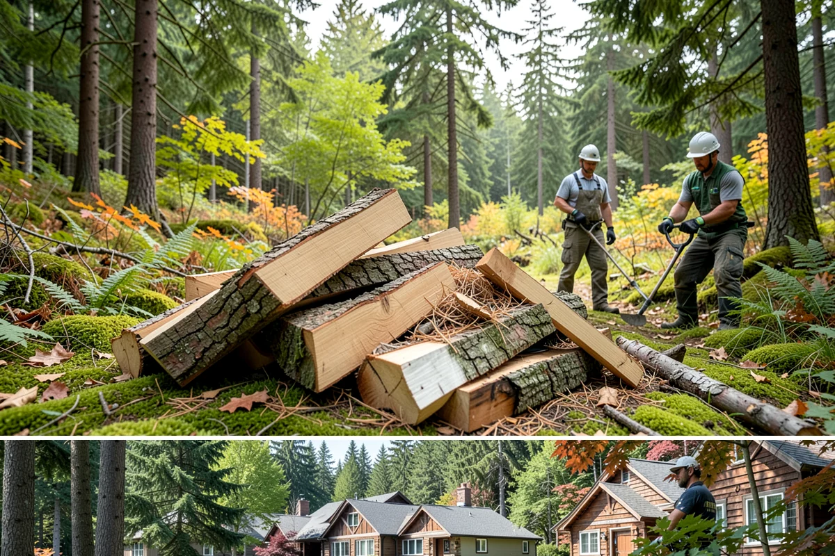 Firewood Storage Consultation in Edgewood, Pierce County, WA - Book a consultation in spring or early summer so you can build the right storage before seasoning season.