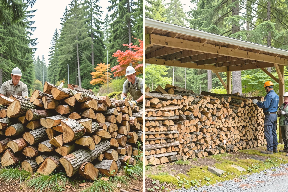 Firewood Storage Consultation in Edmonds, Snohomish County, WA - Walk the property and assess sun, wind, and drainage