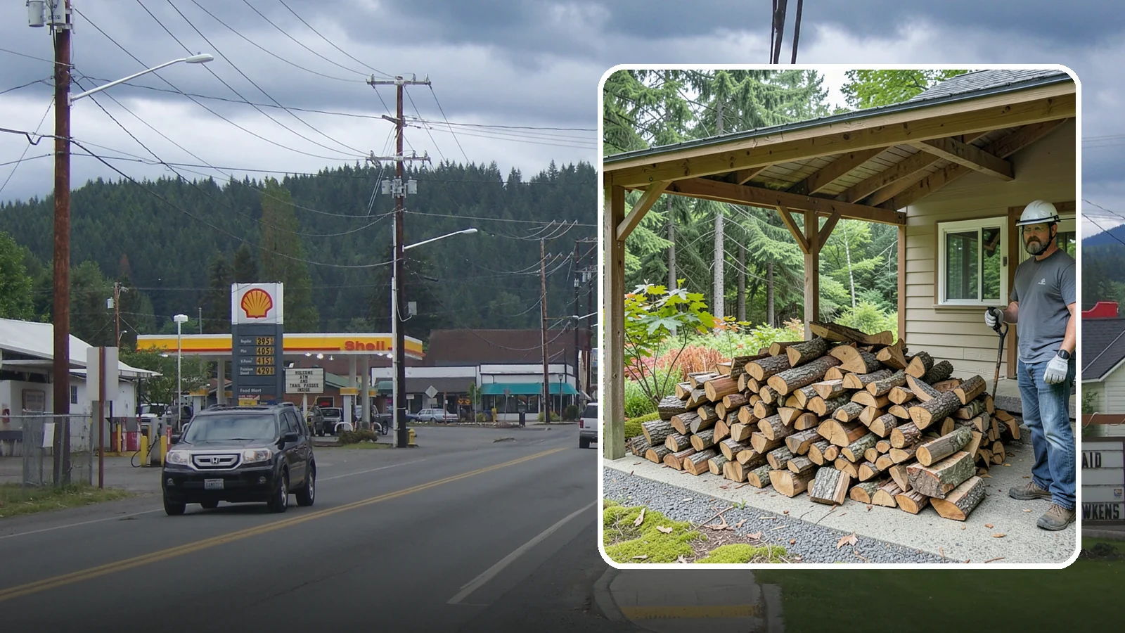 Firewood Storage Consultation in Granite Falls, Snohomish County, WA - We walk your property and give you a clear plan for storing firewood so it seasons fast and stays dry in the Pacific Northwest.