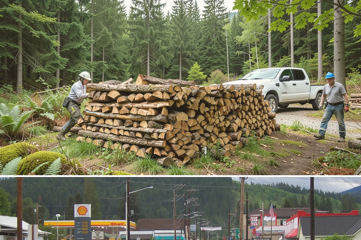 Firewood Storage Consultation in Granite Falls, Snohomish County, WA - Book a consultation in spring or early summer so you can build the right storage before seasoning season.