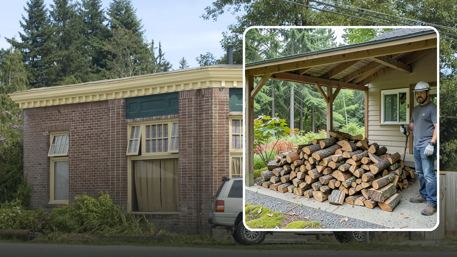 Firewood Storage Consultation in Hamilton, Skagit County, WA - We walk your property and give you a clear plan for storing firewood so it seasons fast and stays dry in the Pacific Northwest.