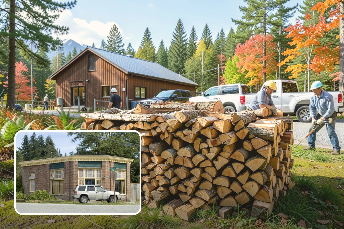 Firewood Storage Consultation in Hamilton, Skagit County, WA - Custom plan built around your specific yard and climate