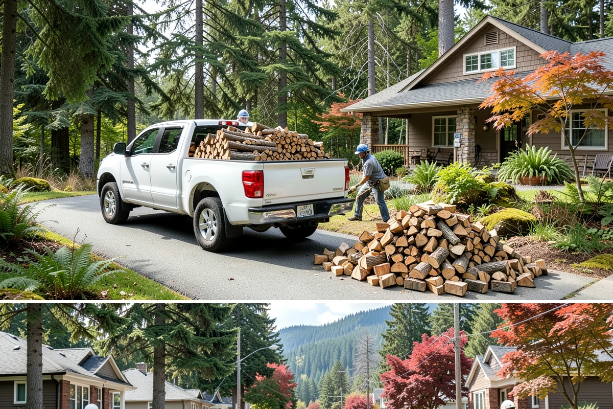 Firewood Storage Consultation in Hunts Point, King County, WA - Book a consultation in spring or early summer so you can build the right storage before seasoning season.
