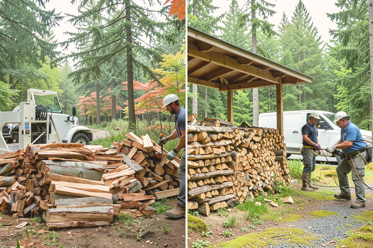 Firewood Storage Consultation in Index, Snohomish County, WA - Walk the property and assess sun, wind, and drainage