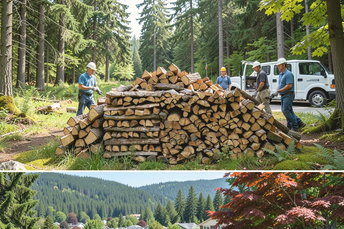 Firewood Storage Consultation in Index, Snohomish County, WA - Book a consultation in spring or early summer so you can build the right storage before seasoning season.