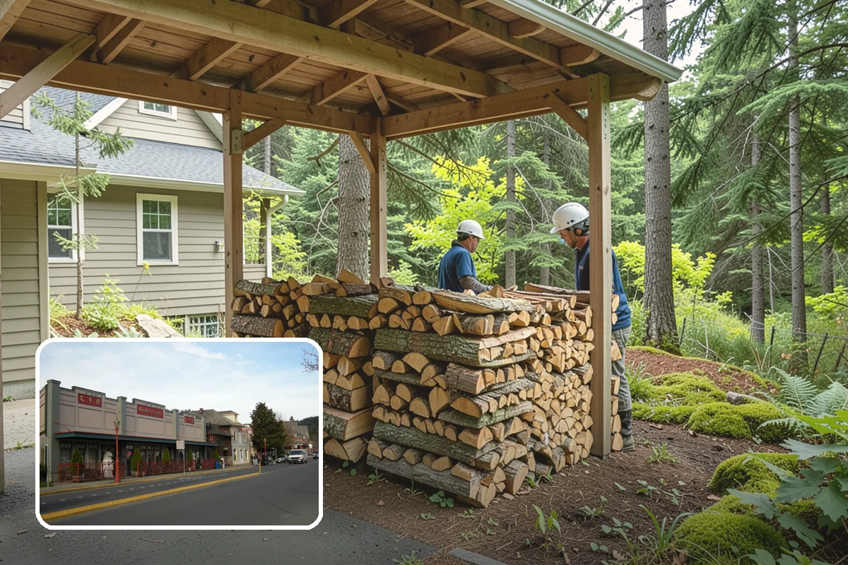 Firewood Storage Consultation in Issaquah, King County, WA - Custom plan built around your specific yard and climate